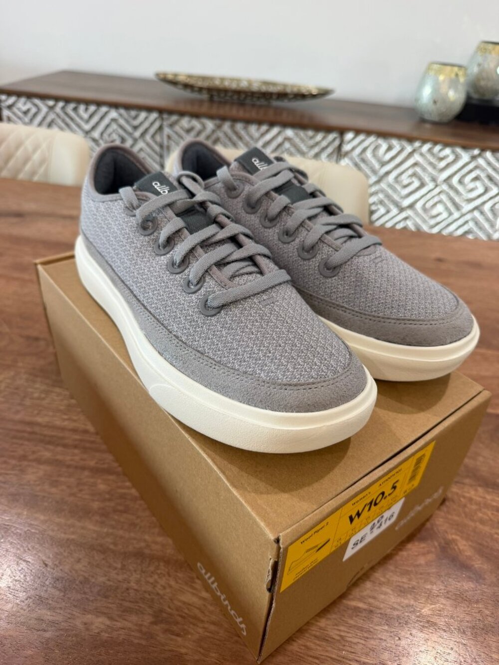 Allbirds Wool Piper 2 Grey Size 10.5W/9M BNIB